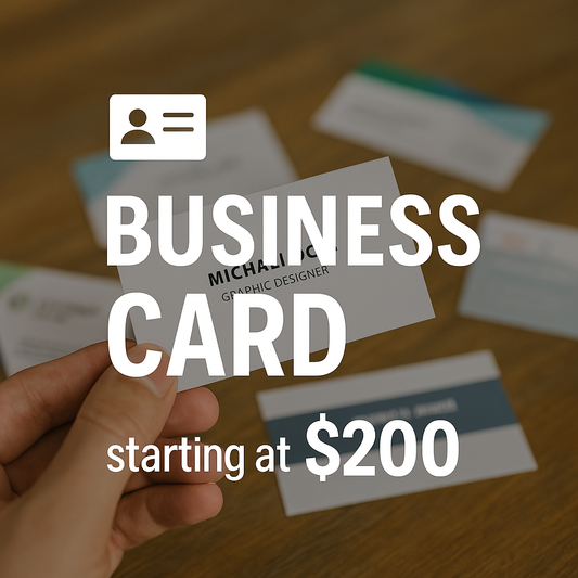 Business Card Design – $200