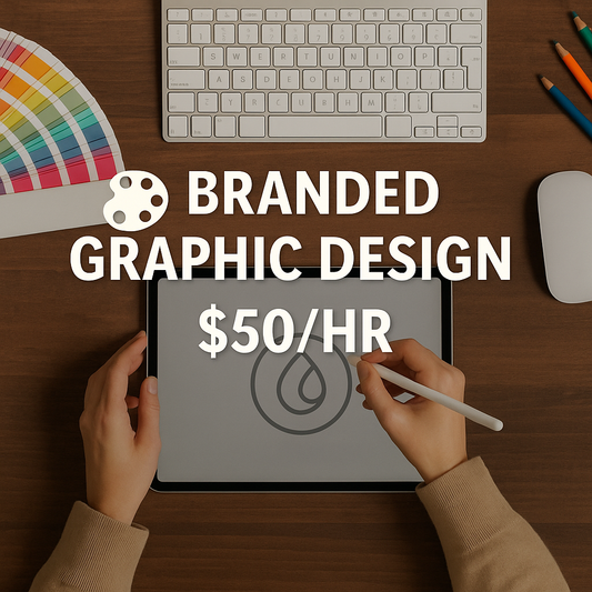 Branded Graphic Design – $50/hr
